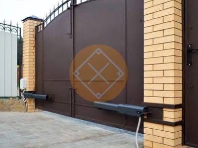 Распашные ворота с автоматикой